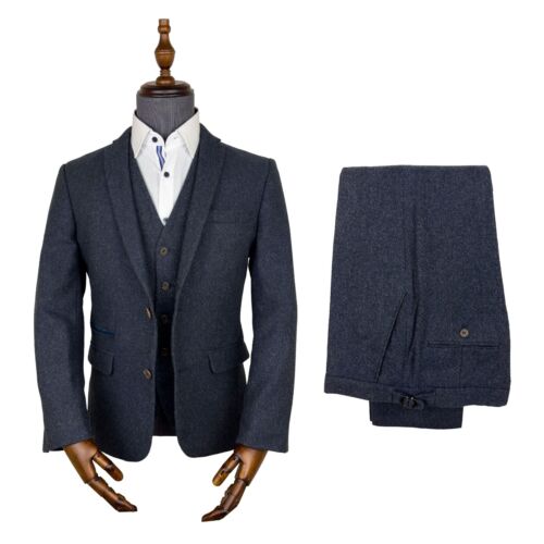 Tuta tweed blu - , navy