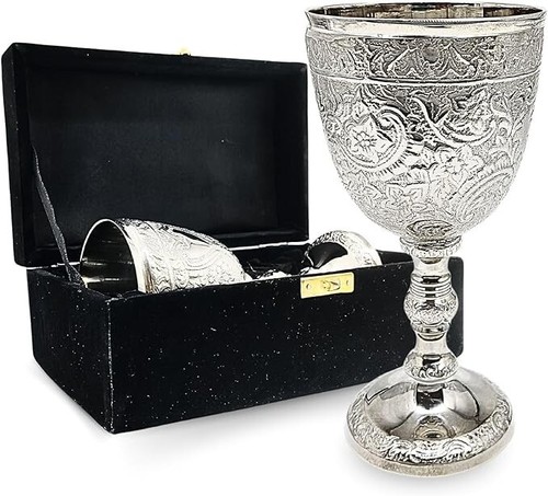 Calici vino ottone - da, in