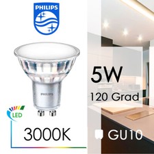 Lampada LED Philips Spot CorePro GU10 LED 4.9W come 50W bianco caldo WW 3000K 120 gradi