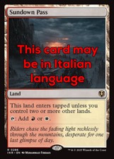 MTG SUNDOWN PASS EXC - PASSO DEL TRAMONTO 286 - INR - MAGIC