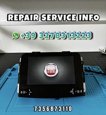 7356873110 RIPARAZIONE UCONNET 7” FIAT 500L CON RIAVVI O LOGO BLOCCATO