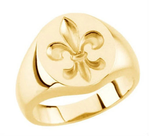 Anello 10k oro giallo - anello, su
