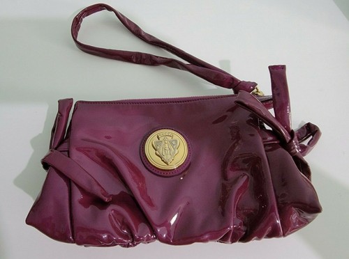 Pochette medaglione oro viola - oro,