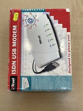 MODEM ISDN Trust USB no adsl in confezione originale con manuali cd cavi phone