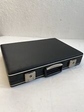 Valigia Rigida porta documenti ventiquattrore In Pelle Nera Con Chiave