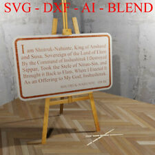 Wall Art - The Emperor's Club Nahunte - DXF SVG AI BLEND Laser CNC Plasma