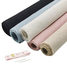 Tessuto Ricamo Tessuto Lino