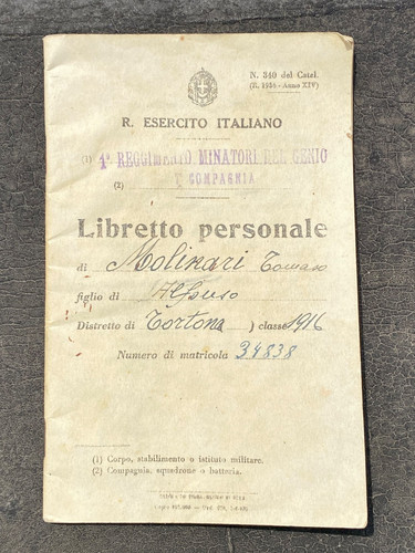 Libretto personale rei - libretto,