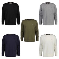 GANT Felpa Uomo - Regolare Shield C-Neck Sportivo, Girocollo, Mix Cotone