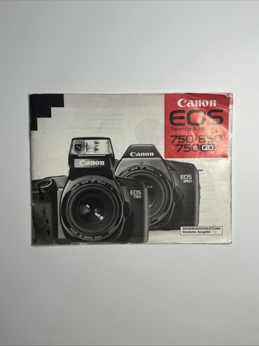 Canon eos 750 850 750qd - eos, 750-850-750qd