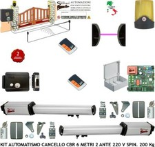 AUTOMAZIONE CANCELLO 6 MT 2