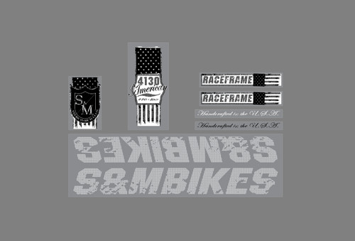 Set decalcomanie bmx telaio - set,