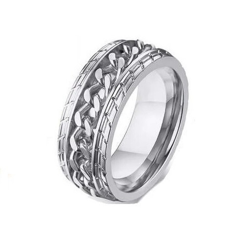 Anello uomo spinner catena - anello,