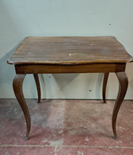 Tavolino Scrittoio Gambe Mosse 91 X 62 Ideale DA Laccare originale In Faggio