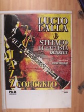 Poster Concerto LUCIO DALLA & STEFANO DI BATTISTA 70X100 cm SENZA DATA[PI 0018-]