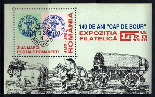 Romania 1998 cavalli - ,, arte