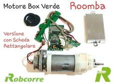 Motore Gear Box Verde Kit Motorino Gruppo Spazzole per Roomba Modulo Ingranaggi