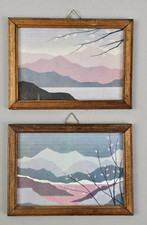 ANTICA COPPIA DI QUADRETTI