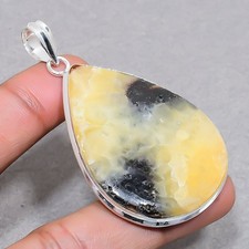 Ciondolo gioielli etnici moda pietra preziosa a forma di pera sciolta...