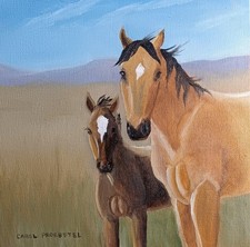 Dipinto olio originale cavallo