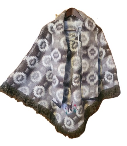 Poncho lana alpaca con - di,