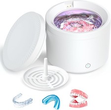 Pulitore Ultrasuoni 48000Hz Pulitore Gioielli Ultrasuoni | 200ML | 4 Lampade UV