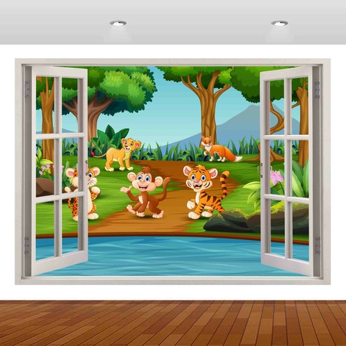 Adesivo murale bambini - 3d,