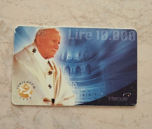 Scheda telefonica papa - telefonica,
