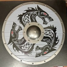 Scudo vichingo in legno con