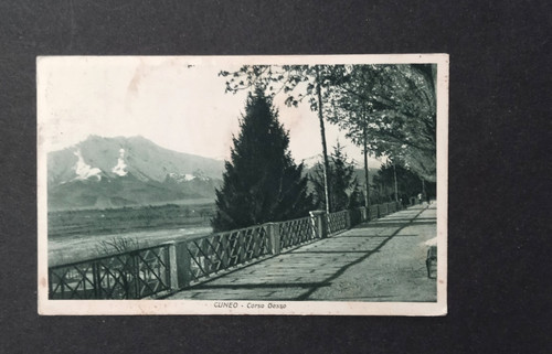 Cuneo corso gesso - cuneo-, timbro