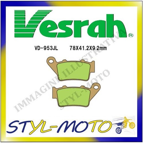 953jl pastiglie posteriori - vd-953jl,