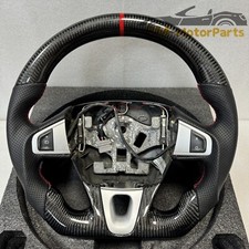 Carbon fiber steering wheel - carbon,