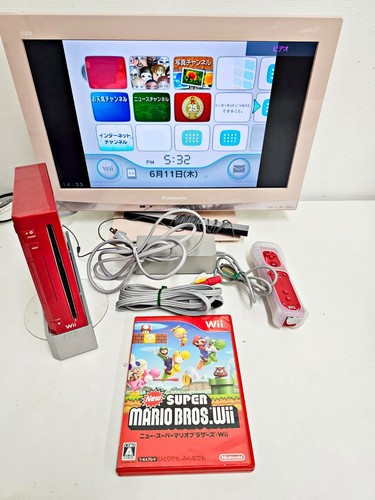 Console nintendo wii rossa - console,