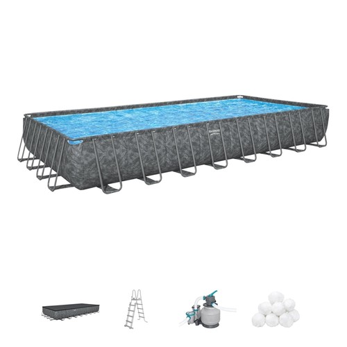 Piscina fuori terra - fuori,