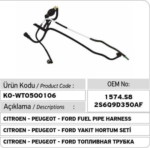 Tubo linea carburante - linea,