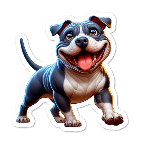 Pit bull dog adesivo - bull, vinile