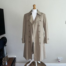 Trench coat uomo beige