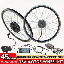 Bici Elettrica MTB 36V 250W 350W 500W Ingranaggio Brushless Mozzo Anteriore Posteriore Motore Ruota