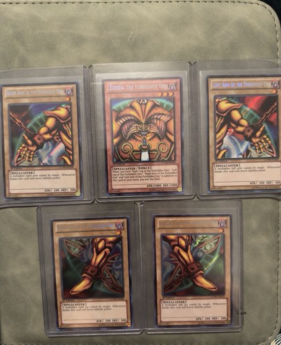 Secret rare exodia - yu-gi-oh,