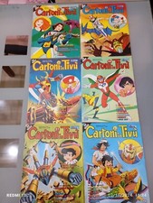 Lotto 6 Cartoni in Tivù Anno 1981 Gaiking Gundam Zaffiro Polymar Pinocchio 