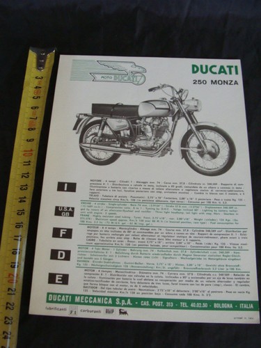 Foglio pubblicitario moto - foglio,