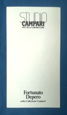 Studio Campari arte nella comunicazione. Fortunato Depero. Pieghevole Futurismo