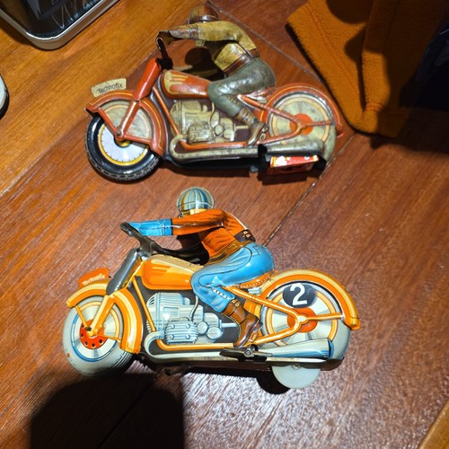 Coppia moto latta - di, toy