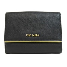 Portafoglio bifold logo PRADA