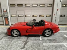 Dodge Viper RT/10 rosso Chrysler 8.0l V10 rosso metallo DieCast Creative Masters 1:20