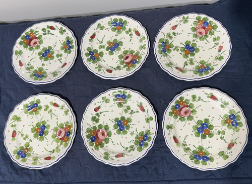Sei piatti vintage ceramica - sei, in