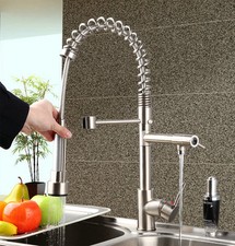 Rubinetto cucina nichel