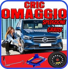 Ruotino Di Scorta 5Fori Ruota Da 17 Mercedes Classe B Con Kit Cric Crick Dot2025