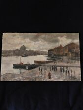 BEPPE CIARDI 1875 - 1932 QUADRO DIPINTO ANTICO PAESAGGIO A OLIO CERTIFICATO COA