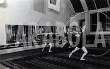Foto vintage Russia, Lezione Ginnastica Artistica, 1966, Stampa 22 x 16 cm